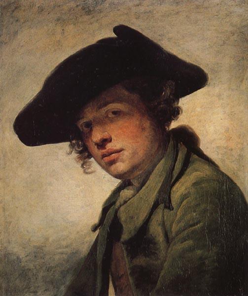 Jean-Baptiste Greuze A Young Man in a Hat oil painting image